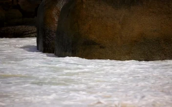 Stock Video Ocean Waves Crashing At The Rocks