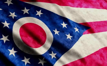 Stock Video Ohio State D Flag