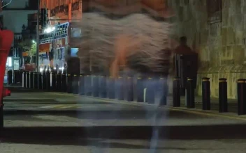 Stock Video Old Street At Night
