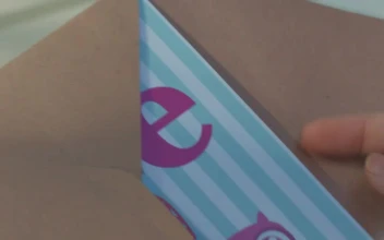 Stock Video Opening An Envelope With A Valentines Card