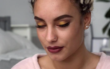 Stock Video Opening Her Eyes And Smiling