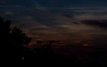 Stock Video Orange To Blue As The Sun Rises