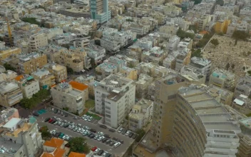 Stock Video Overcast Sky Above Tel Aviv