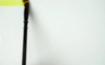 Stock Video Painter Doing A Watercolor Artwork
