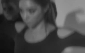Stock Video Pair Of Dancers During A Choreography