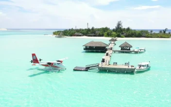 Stock Video Paradise Port On An Island
