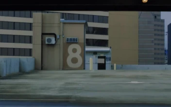 Stock Video Parking On Top Of A Building
