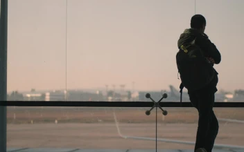 Stock Video Passenger Waiting For A Flight