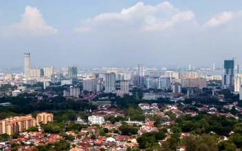 Stock Video Penang Cityscape In Daytime