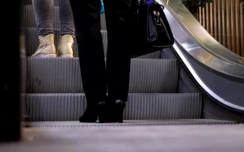 Stock Video People Boarding The Escalator