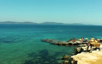 Stock Video People Enjoying The Sea On Vacation