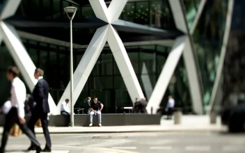 Stock Video People Walking In Front Of A Building