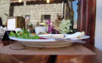 Stock Video Person Having A Breakfast At A Restaurant