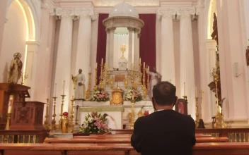 Video Stock Person Praying In Front Of An Altar Inside A Church Free