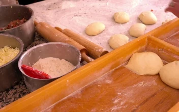 Video Stock Person Preparing Pizza Dough Free