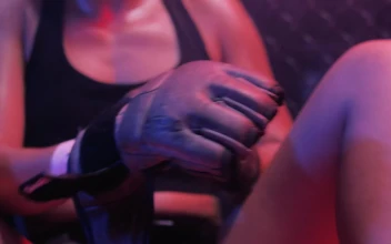 Video Stock Person Putting On Gloves For Mixed Martial Arts Free