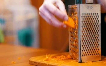 Video Stock Person Scratching Carrots To Make A Salad Free