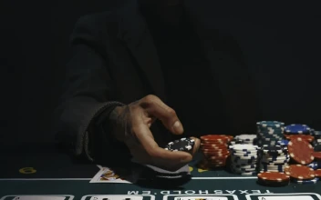 Video Stock Person Throwing A Casino Chip Free