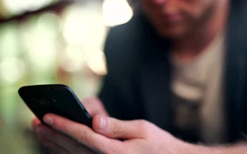 Video Stock Person Using His Smartphone Free