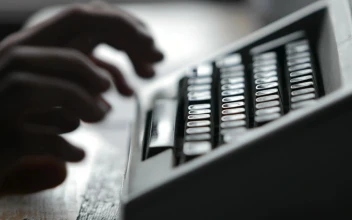 Video Stock Person Writing A Letter With A Typewriter Free