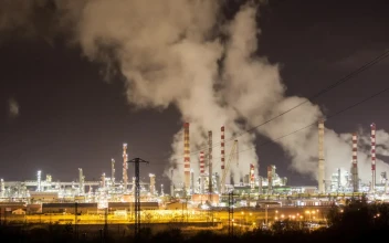 Video Stock Petrochemical Plant Lit Up At Night Free