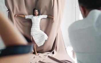 Video Stock Photographers Taking Photos Of A Fashion Model Free