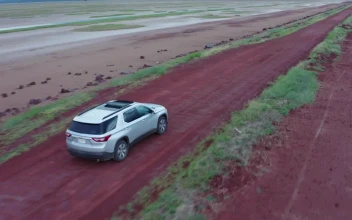 Video Stock Pickup Truck Traveling Through A Desert In An Aerial Shot Free