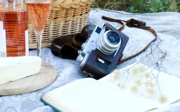 Video Stock Picnic Basket And A Bottle Of Wine Free