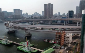 Video Stock Pier And Highway Junction In Tokyo City Free
