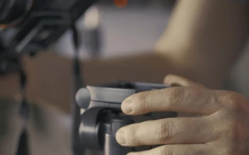 Video Stock Placing A Camera On A Tripod Free