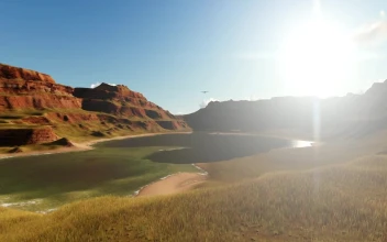 Video Stock Plane Flying Over A Desert Free