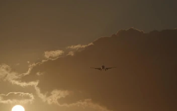 Video Stock Plane Landing On A Warm Evening Free