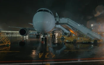 Video Stock Plane Parked With Stairs Attached Free