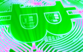 Video Stock Platform In The Shape Of The Logo Of Bitcoins Free