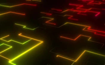 Video Stock Platforms Of Colored Light Lines Moving Free