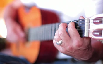 Video Stock Playing A Guitar In A Bedroom Free