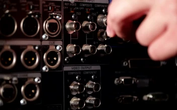 Video Stock Plugging In Sound Cables Free