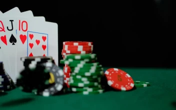 Video Stock Poker Chips And Cards Arranged In An Image Composition Free