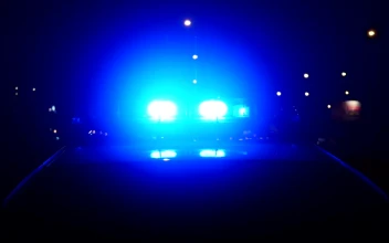 Video Stock Police Car Lights Flashing Free