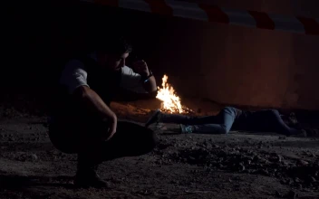 Video Stock Police Officer Looking For Evidence On Crime Scene Free