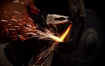 Video Stock Polishing A Metal On A Machine Free