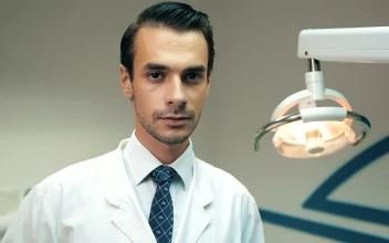 Video Stock Portrait Of A Dentist In His Dental Office Free