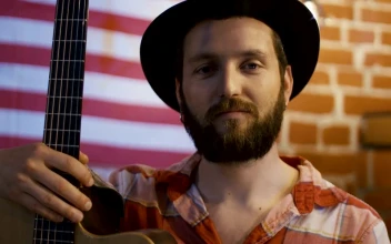 Video Stock Portrait Of A Musician With His Guitar Free