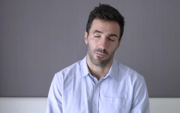 Video Stock Portrait Of A Very Sleepy Man Free