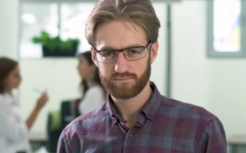 Video Stock Portrait Of A Young Man Looking At The Camera Free