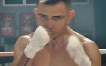 Video Stock Portrait Of An Amateur Boxer While Training Free