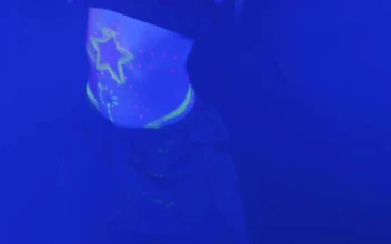 Video Stock Portrait Of An Urban Girl Dancing With A Mask Free