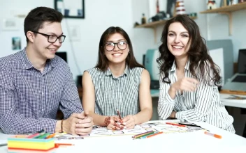 Video Stock Portrait Of Architects At Their Office Free