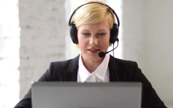 Video Stock Portrait Of Call Center Operator Free