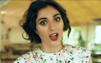 Video Stock Portrait Of Surprised Black Haired Woman Free